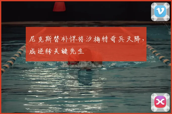 尼克斯替补悍将沙梅特奇兵天降，成逆转关键先生